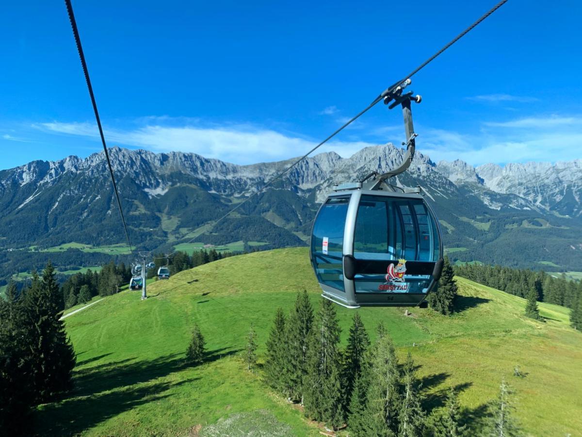 Traumhafte Lage, Einzigartiges Panorama Appartement Scheffau am Wilden Kaiser Buitenkant foto